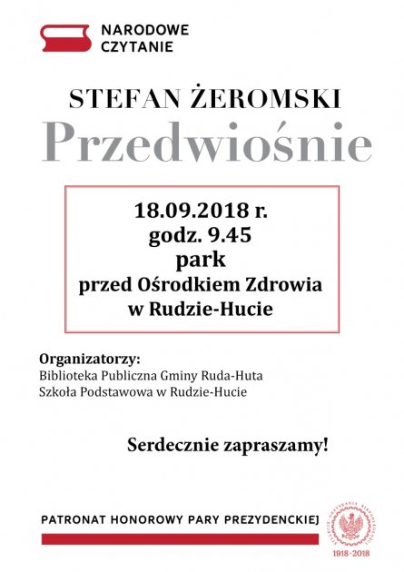 plakat czytanie Medium